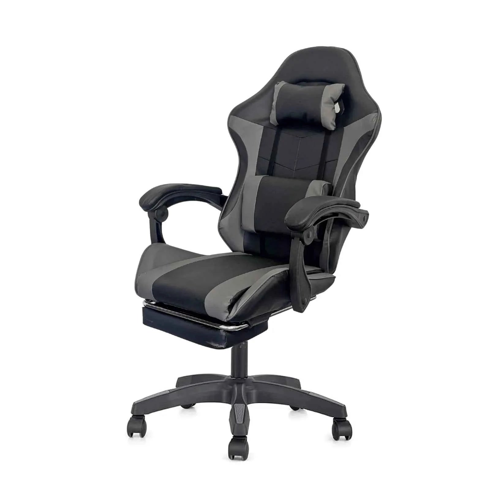 SoundThrone Gaming Chair with Speaker - Black/ Grey
