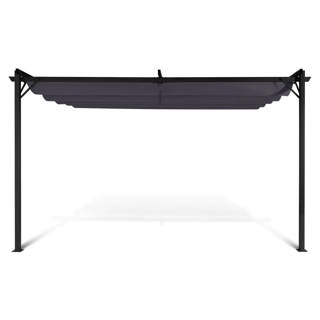 Skyline Wall Mounted Pergola - 3x2.7m - Grey - Fine Living ALLUSTRA